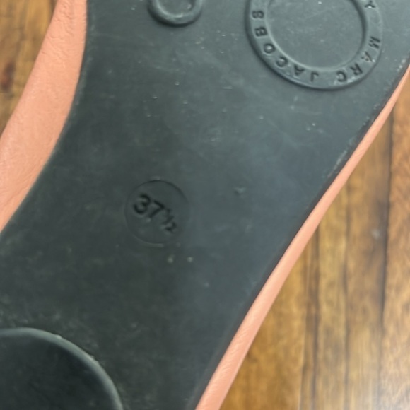 Marc by Marc Jacobs flats peach and orange leather size 37.5 or 6.5 to 7 - Picture 8 of 10